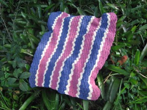 Finished Baby Girl Blanket