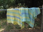 Baby Blankets that I made for Twins