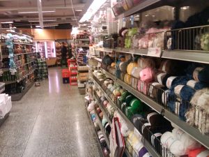 Yarn in the Swedish Grocery Store