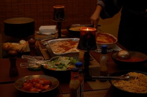 We had a LOT of food!