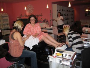 Becca getting "tag teamed" by TWINS!!!!!