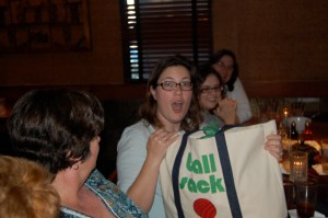 I'm surprised by the size of the Ball Sack that Lily made for me!