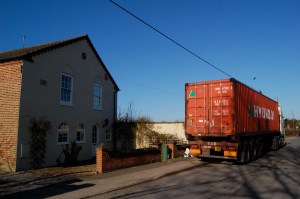 The Old Chapel and the container