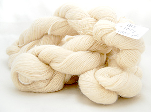 About 5200 yards of laceweight alpaca from John Arbon textiles
