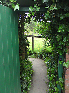 Gateway to the Hill Top lower garden