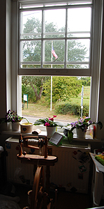 The view from the studio