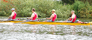 The boats go really fast!