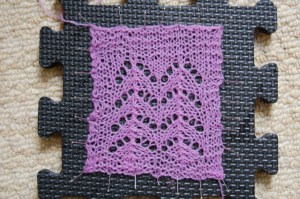 Look ma!  Lace!! I made LACE!!!  Woo hoo!!!
