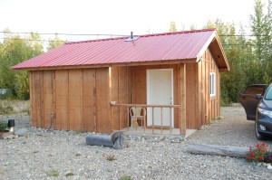 The Cabin at the sweet B&B we stayed at.