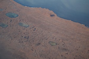This is what permafrost tundra looks like from the sky.