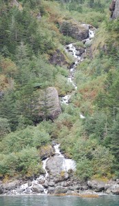One of the many lovely waterfalls created by the previous days of rain