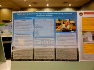 My poster. It was about an energy workshop held for teachers.