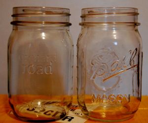 Orchard Road Pint on the left and Ball on the right.